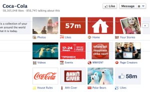 Coca-Cola's Facebook Tabs